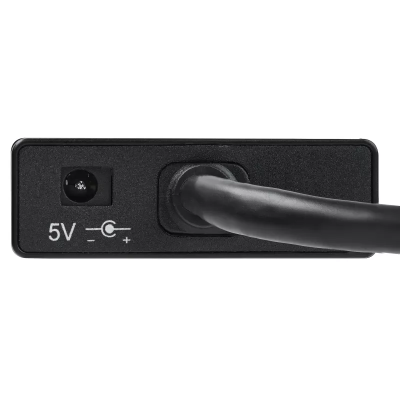 StarTech.com Hub USB 3.0 portátil de 3 puertos con Gigabit Ethernet - Aluminio con cable integrado~Hub USB 3.0 portátil de 3 puertos con Gigabit Ethernet - 5 Gbit/s - Aluminio con cable integrado