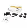 StarTech.com Hub USB 3.0 portátil de 3 puertos con Gigabit Ethernet - Aluminio con cable integrado~Hub USB 3.0 portátil de 3 puertos con Gigabit Ethernet - 5 Gbit/s - Aluminio con cable integrado