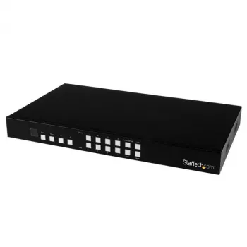 StarTech.com Switch de matriz HDMI 4x4 con multivisor de imagen en imagen o videowall