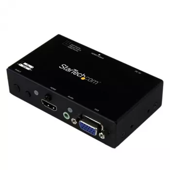 StarTech.com Conmutador convertidor HDMI + VGA a HDMI 2x1 con conmutación automática y prioritaria – 1080p