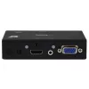 StarTech.com Conmutador convertidor HDMI + VGA a HDMI 2x1 con conmutación automática y prioritaria – 1080p