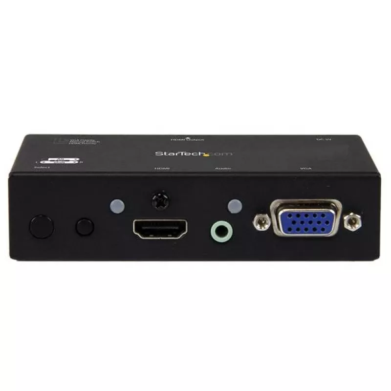 StarTech.com Conmutador convertidor HDMI + VGA a HDMI 2x1 con conmutación automática y prioritaria – 1080p