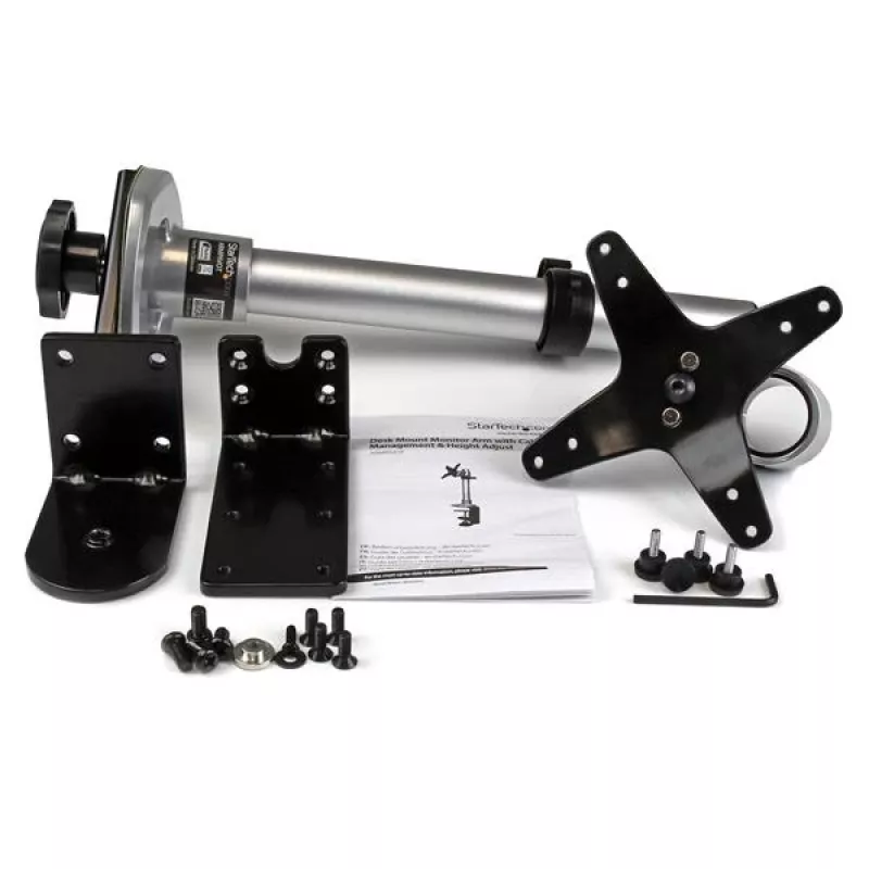 StarTech.com Soporte de mesa para monitor único – altura ajustable – acero – para pantallas de hasta 34