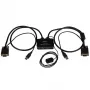 StarTech.com Switch KVM de cables USB VGA de 2 puertos – alimentado por USB con conmutador remoto