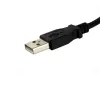 StarTech.com Cable USB de montaje en panel de 2 ft A a A - H/M, 0.6 m, USB A, USB A, USB 2.0, Macho/Hembra, negro