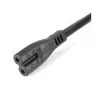 StarTech.com Cable de alimentación para portátil UK de 3ft (1m), BS 1363 a C7, 2,5A 250V, 18AWG, negro, cable de repuesto para portátil UK, cable de alimentación de impresora, cable de carga de portátil CA, cable de fuente de alimentación de portátil