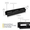 StarTech.com Canaleta de gestión de cables horizontal de 2U para rack de servidor con tapa – Placa de canaleta de cables para rack de red de 19