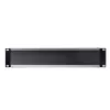 StarTech.com Canaleta de gestión de cables horizontal de 2U para rack de servidor con tapa – Placa de canaleta de cables para rack de red de 19