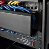 StarTech.com Canaleta de gestión de cables horizontal de 2U para rack de servidor con tapa – Placa de canaleta de cables para rack de red de 19