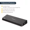 StarTech.com Docking station USB 3.0 para doble monitor con HDMI y DisplayPort 4K – USB 3.0 a 4x USB-A, Ethernet, HDMI y DP – Docking station universal USB Type-A para portátil Mac y Windows