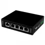 StarTech.com Switch Ethernet Gigabit industrial no gestionado de 5 puertos – montaje en carril DIN / pared