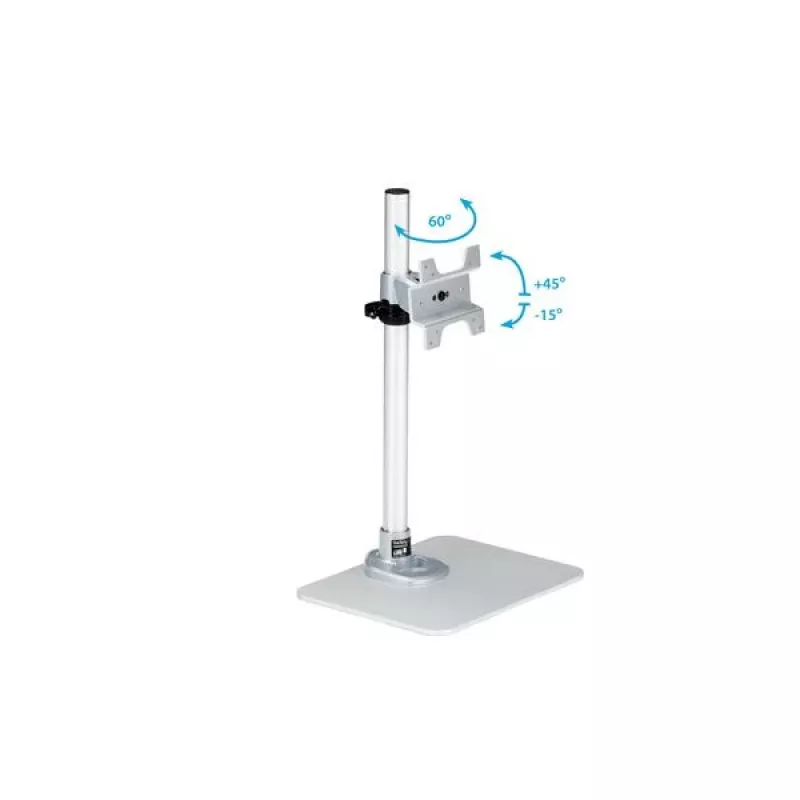 StarTech.com Soporte para monitor único - Ajustable - Acero - Plata