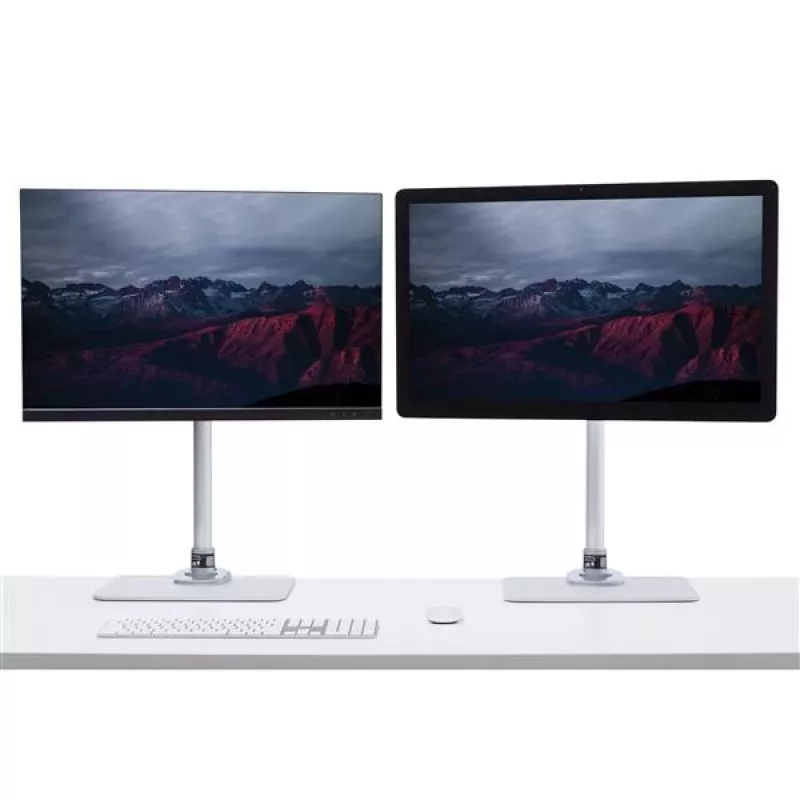 StarTech.com Soporte para monitor único - Ajustable - Acero - Plata