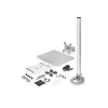 StarTech.com Soporte para monitor único - Ajustable - Acero - Plata