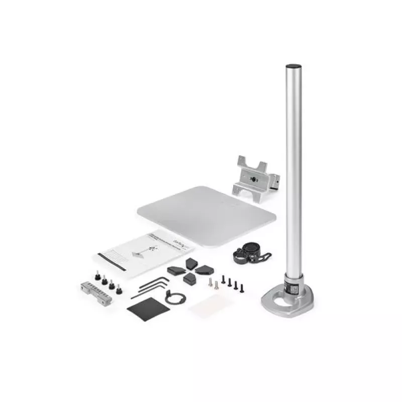 StarTech.com Soporte para monitor único - Ajustable - Acero - Plata