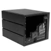 StarTech.com Backplane de rack móvil hot-swap tray-less de aluminio de 4 bahías para SAS II/SATA III de 3,5