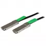 StarTech.com Cable Twinax Direct-Attach QSFP+ compatible con MSA – 2 m (6,6 ft)~Cable Twinax Direct Attach Breakout QSFP+ a QSFP+ de 2m 40G compatible MSA Uncoded – DAC de cobre QSFP+ 40 GbE 40 Gbps módulo transceptor pasivo de bajo consumo DAC