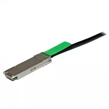 StarTech.com Cable Twinax Direct-Attach QSFP+ compatible con MSA – 2 m (6,6 ft)~Cable Twinax Direct Attach Breakout QSFP+ a QSFP+ de 2m 40G compatible MSA Uncoded – DAC de cobre QSFP+ 40 GbE 40 Gbps módulo transceptor pasivo de bajo consumo DAC