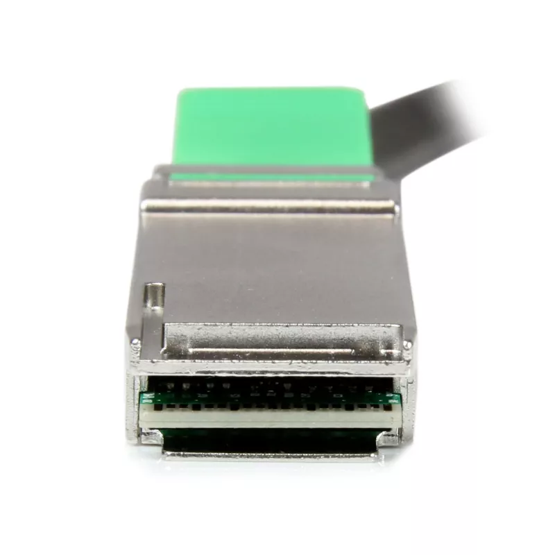 StarTech.com Cable Twinax Direct-Attach QSFP+ compatible con MSA – 2 m (6,6 ft)~Cable Twinax Direct Attach Breakout QSFP+ a QSFP+ de 2m 40G compatible MSA Uncoded – DAC de cobre QSFP+ 40 GbE 40 Gbps módulo transceptor pasivo de bajo consumo DAC