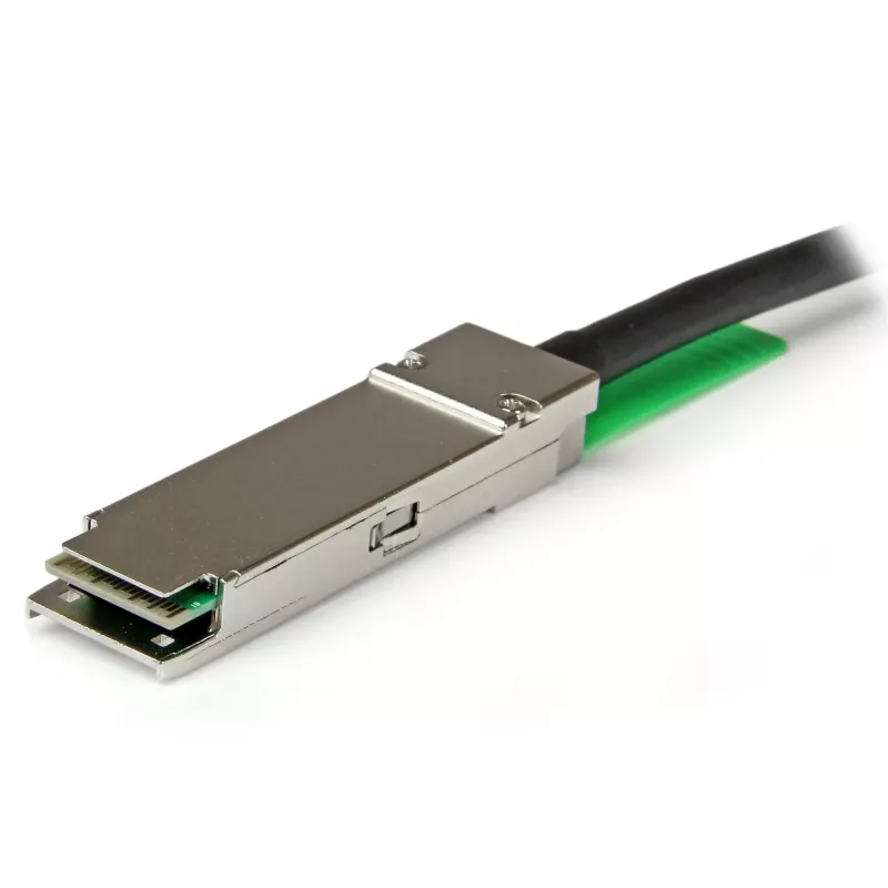StarTech.com Cable Twinax Direct-Attach QSFP+ compatible con MSA – 2 m (6,6 ft)~Cable Twinax Direct Attach Breakout QSFP+ a QSFP+ de 2m 40G compatible MSA Uncoded – DAC de cobre QSFP+ 40 GbE 40 Gbps módulo transceptor pasivo de bajo consumo DAC