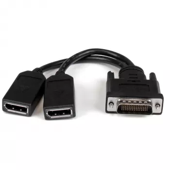 StarTech.com Cable adaptador DMS-59 a Dual DisplayPort de 20 cm - Vídeo 4K x 2K