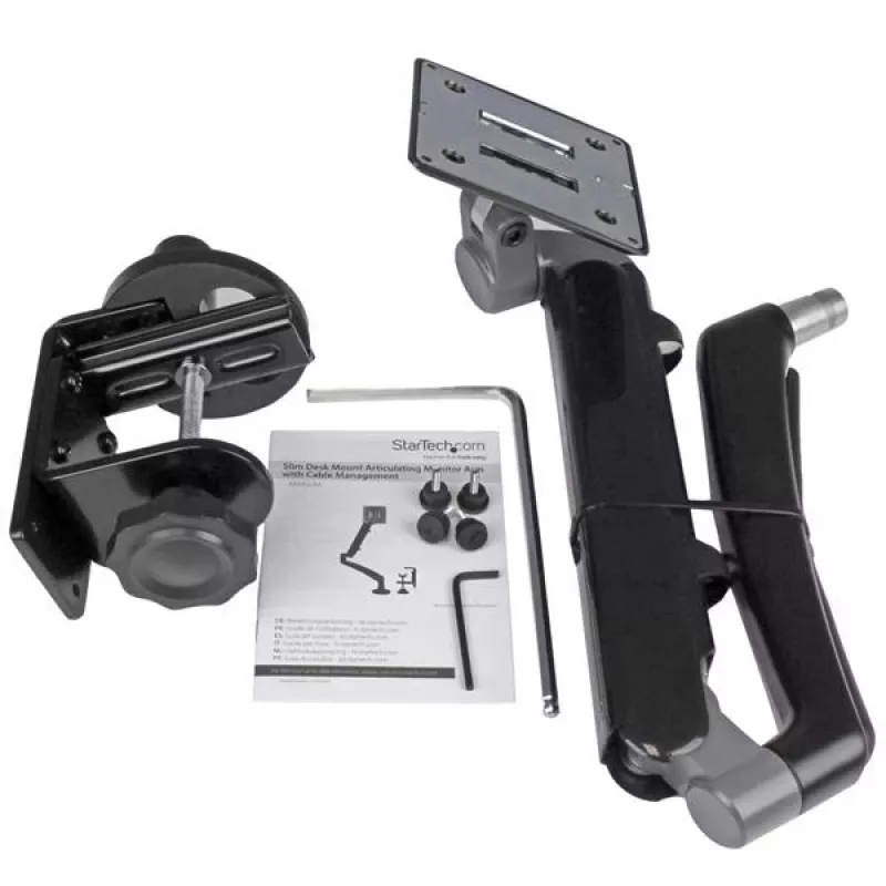 StarTech.com Brazo de monitor de mesa individual – brazo articulado totalmente móvil – acero
