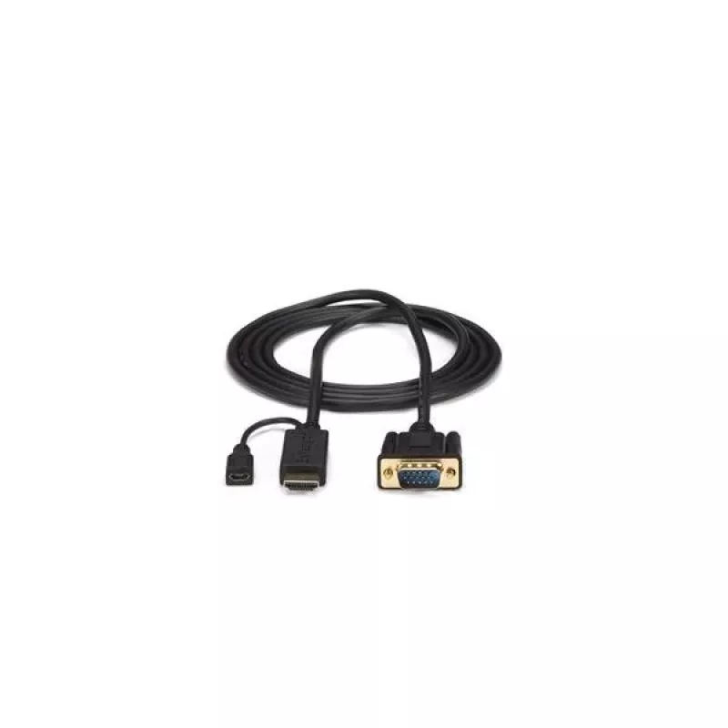 StarTech.com Cable convertidor activo HDMI a VGA de 0,9 m - Adaptador HDMI a VGA - 1920x1200 o 1080p