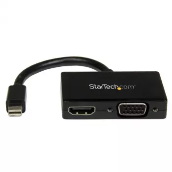 StarTech.com Adaptador A/V de viaje: Convertidor 2 en 1 Mini DisplayPort a HDMI o VGA