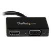 StarTech.com Adaptador A/V de viaje: Convertidor 2 en 1 Mini DisplayPort a HDMI o VGA
