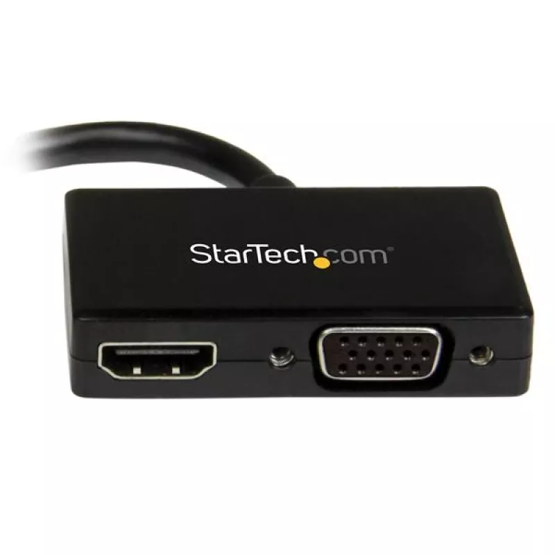 StarTech.com Adaptador A/V de viaje: Convertidor 2 en 1 Mini DisplayPort a HDMI o VGA