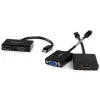 StarTech.com Adaptador A/V de viaje: Convertidor 2 en 1 Mini DisplayPort a HDMI o VGA
