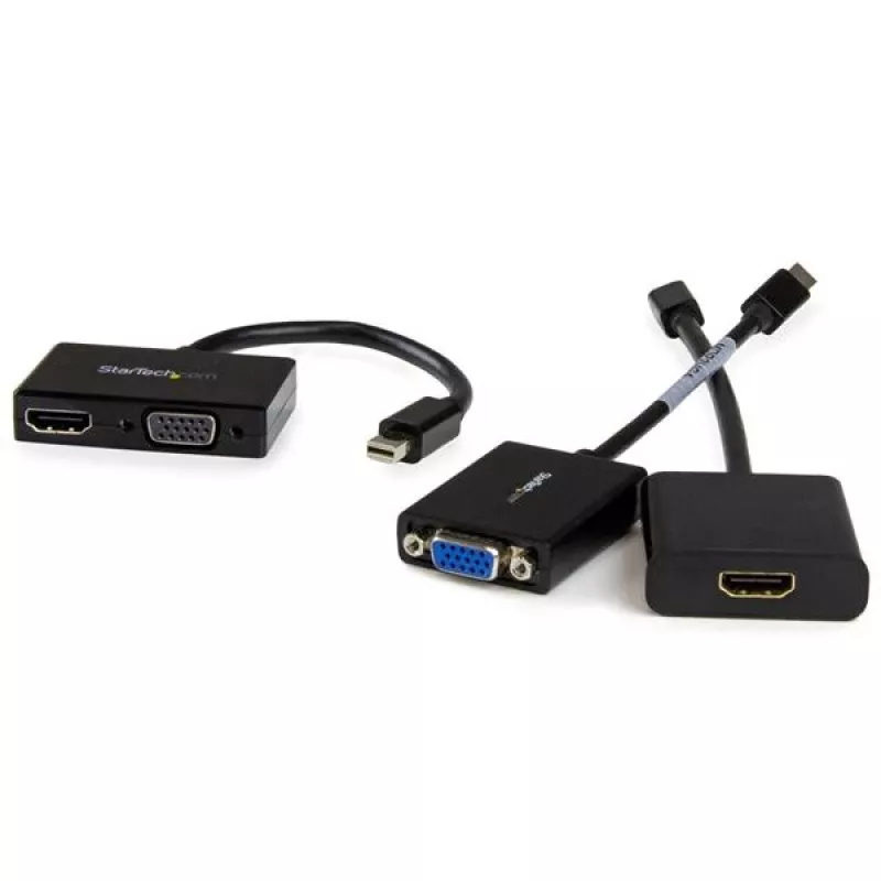 StarTech.com Adaptador A/V de viaje: Convertidor 2 en 1 Mini DisplayPort a HDMI o VGA