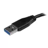 StarTech.com Cable Micro USB 3.0 delgado - M/M - 3m (10ft), 3 m, USB A, Micro-USB B, USB 3.2 Gen 1 (3.1 Gen 1), Macho/Macho, negro