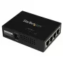 StarTech.com Midspan Gigabit de 4 puertos – Inyector PoE+ – 802.3at/af