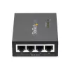 StarTech.com Midspan Gigabit de 4 puertos – Inyector PoE+ – 802.3at/af