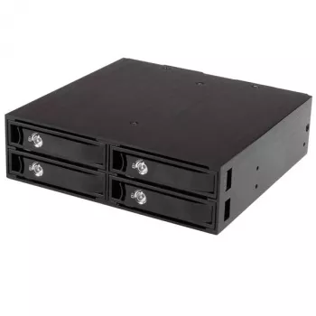 StarTech.com backplane de bahía extraíble de 4 bahías para unidades SATA/SAS de 2,5