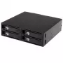 StarTech.com backplane de bahía extraíble de 4 bahías para unidades SATA/SAS de 2,5