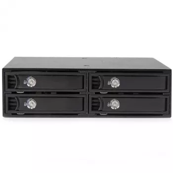 StarTech.com backplane de bahía extraíble de 4 bahías para unidades SATA/SAS de 2,5