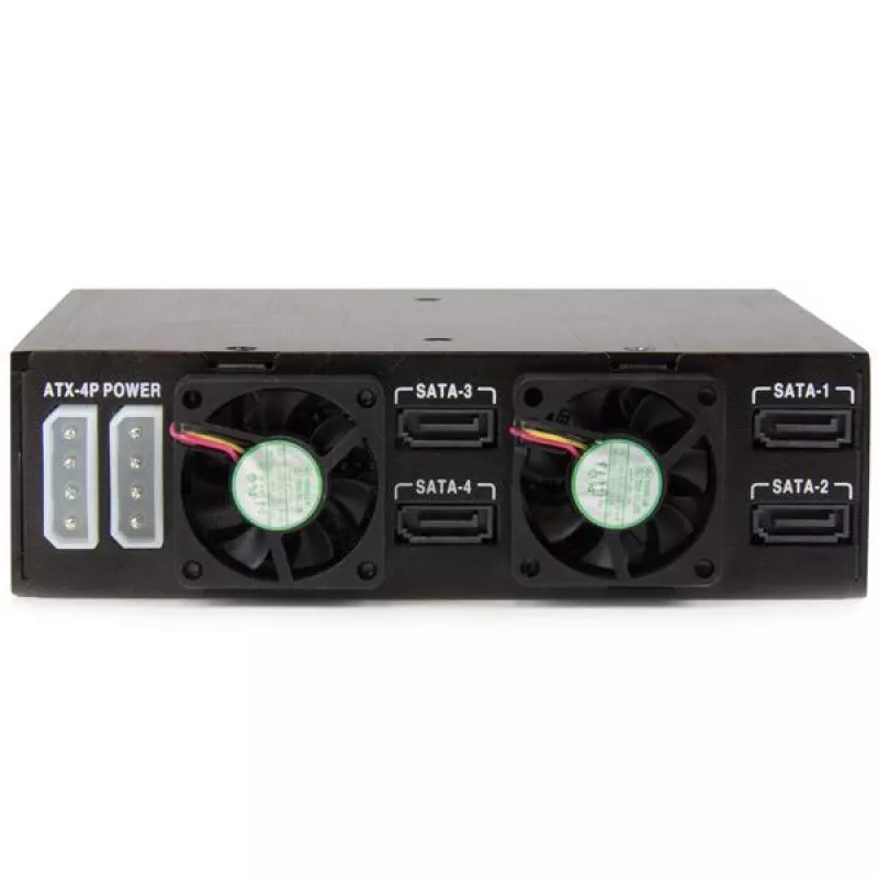 StarTech.com backplane de bahía extraíble de 4 bahías para unidades SATA/SAS de 2,5