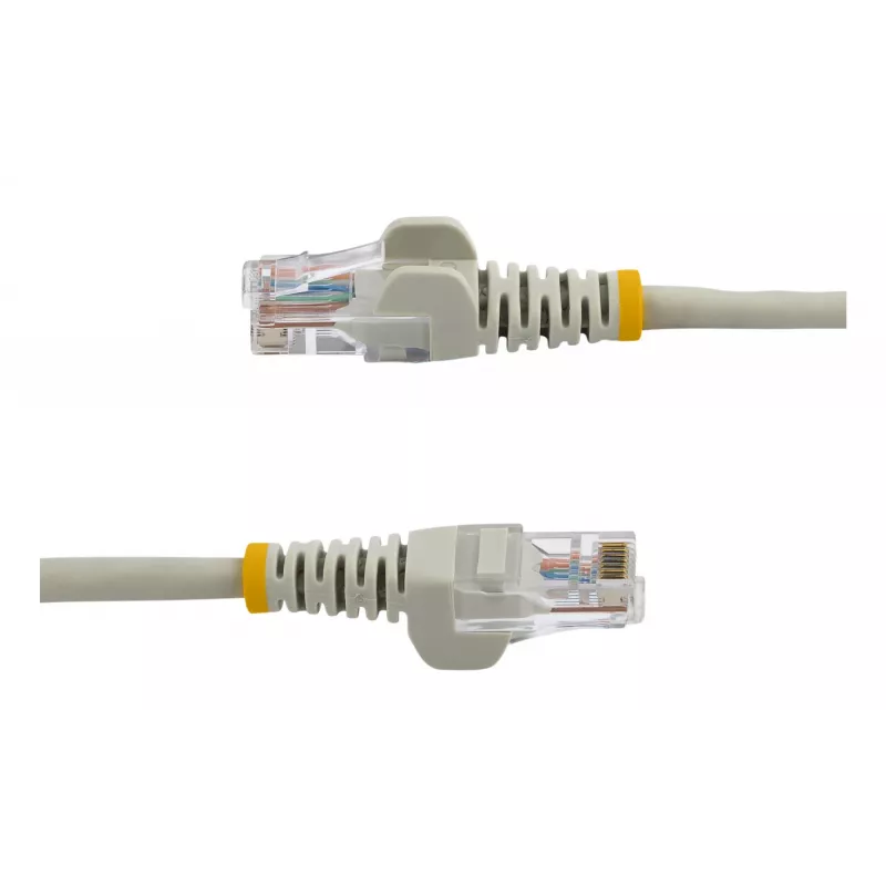 StarTech.com cable de red Cat5e con conectores RJ45 sin lengüeta – 1 m, gris