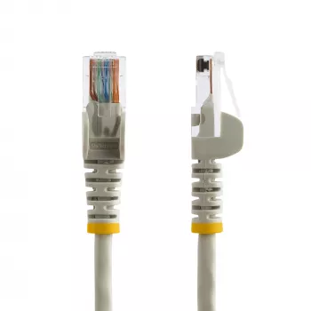 StarTech.com cable de red Cat5e con conectores RJ45 sin lengüeta – 3 m, gris