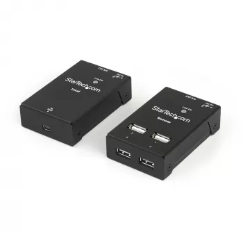 StarTech.com extensor USB 2.0 de 4 puertos sobre Cat5 o Cat6 – 130 ft (40 m)
