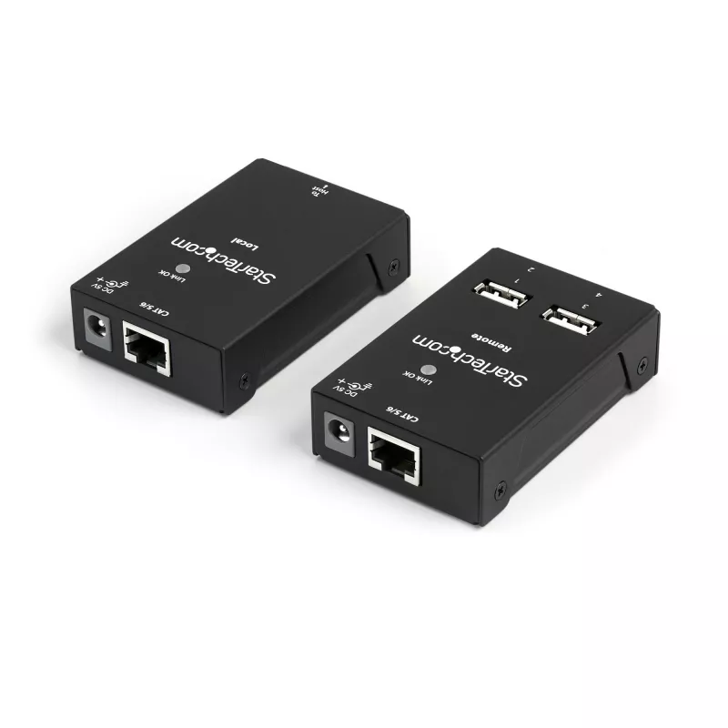 StarTech.com extensor USB 2.0 de 4 puertos sobre Cat5 o Cat6 – 130 ft (40 m)