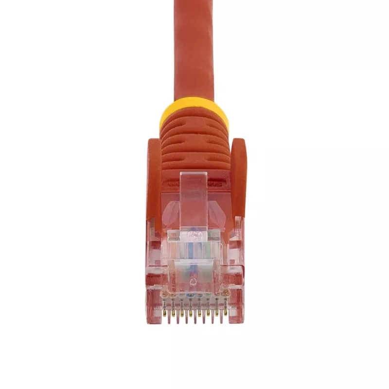StarTech.com cable de red Cat5e con conectores RJ45 sin protección de lengüeta – 1 m, rojo