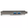 StarTech.com tarjeta PCI Express USB 3.0 de 4 puertos – 2 externos y 2 internos – alimentación SATA – compatibilidad UASP – 2 conectores internos (IDC) estilo cabecera de placa base