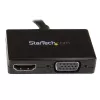 StarTech.com adaptador A/V de viaje: DisplayPort a HDMI o VGA 2 en 1