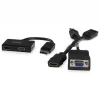StarTech.com adaptador A/V de viaje: DisplayPort a HDMI o VGA 2 en 1