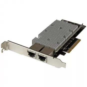 StarTech.com tarjeta de red Ethernet 10GBase-T PCI Express de 2 puertos – con chipset Intel X540