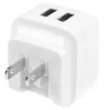 StarTech.com cargador de pared USB de doble puerto – viaje internacional – 17 W/3,4 A – blanco