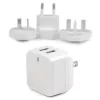 StarTech.com cargador de pared USB de doble puerto – viaje internacional – 17 W/3,4 A – blanco